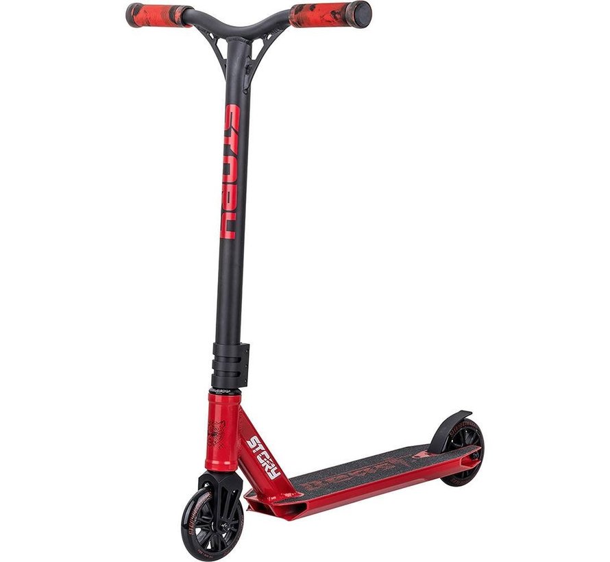 Story Beast Stunt Scooter Rosso-Rosa