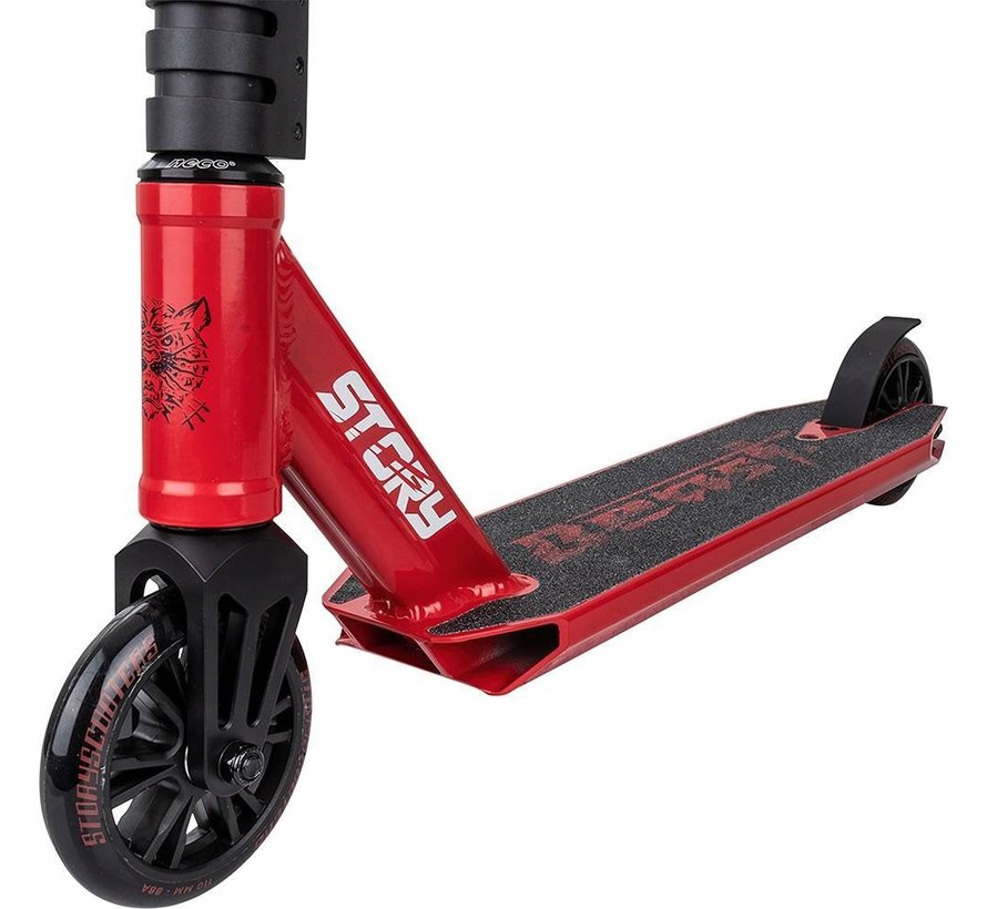 Story Beast Stunt Scooter Rosso-Rosa