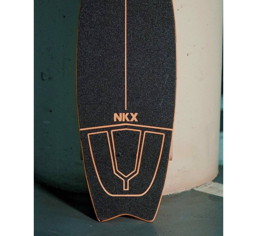 NKX Maverick 31" Deskorolka surfingowa Papaya