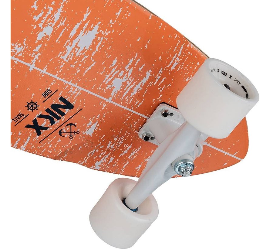 NKX Maverick 31" Deskorolka surfingowa Papaya