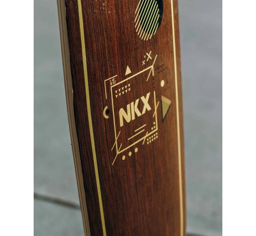 Longboard NKX Geometric Dancer Padauk-Gold