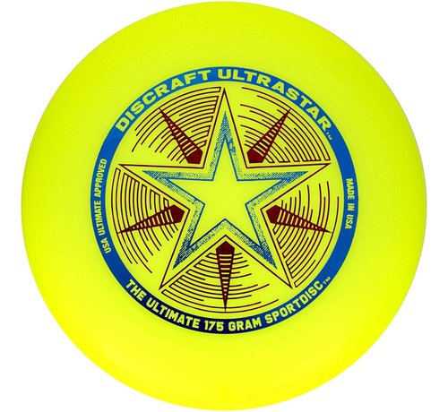 Discraft  Discraft Frisbee Ultra estrella 175 amarillo
