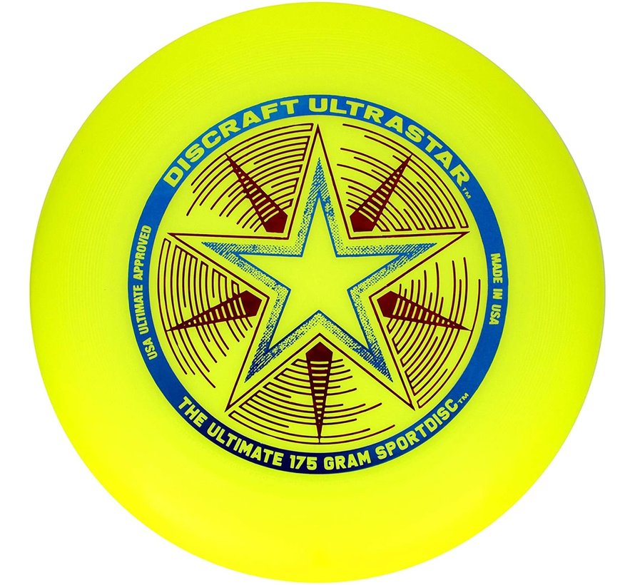 Discraft Frisbee Ultra star 175 yellow