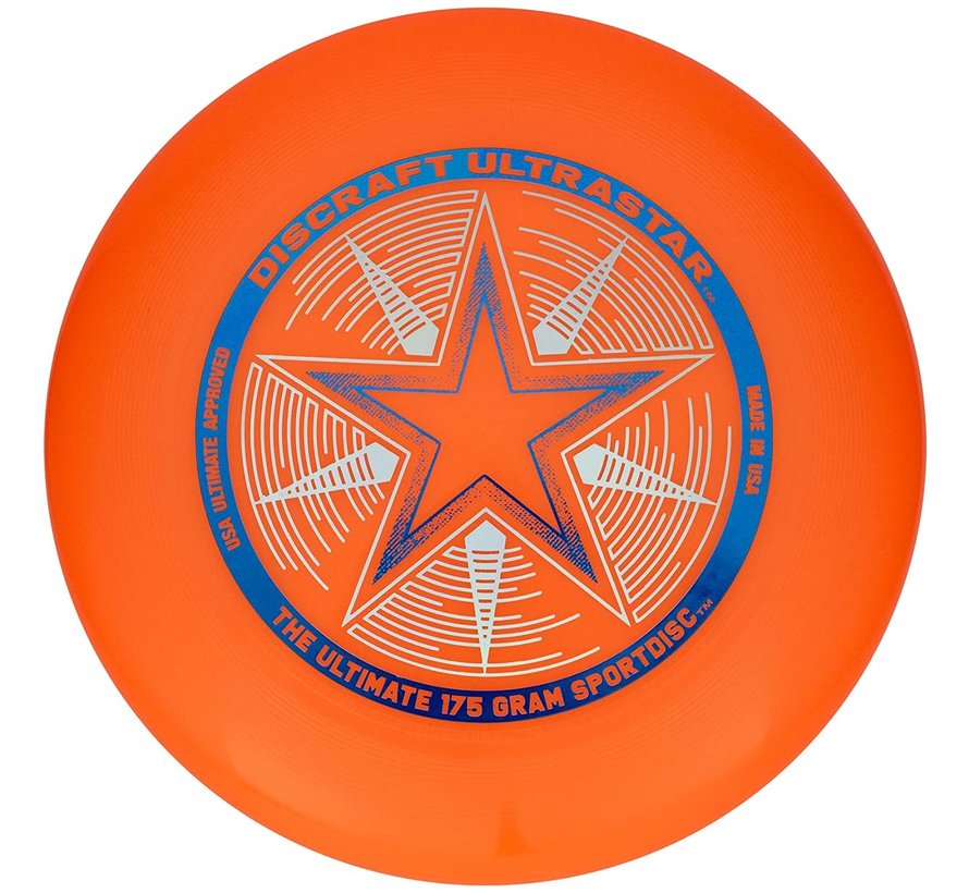 Discraft Frisbee Ultra estrella 175 Naranja