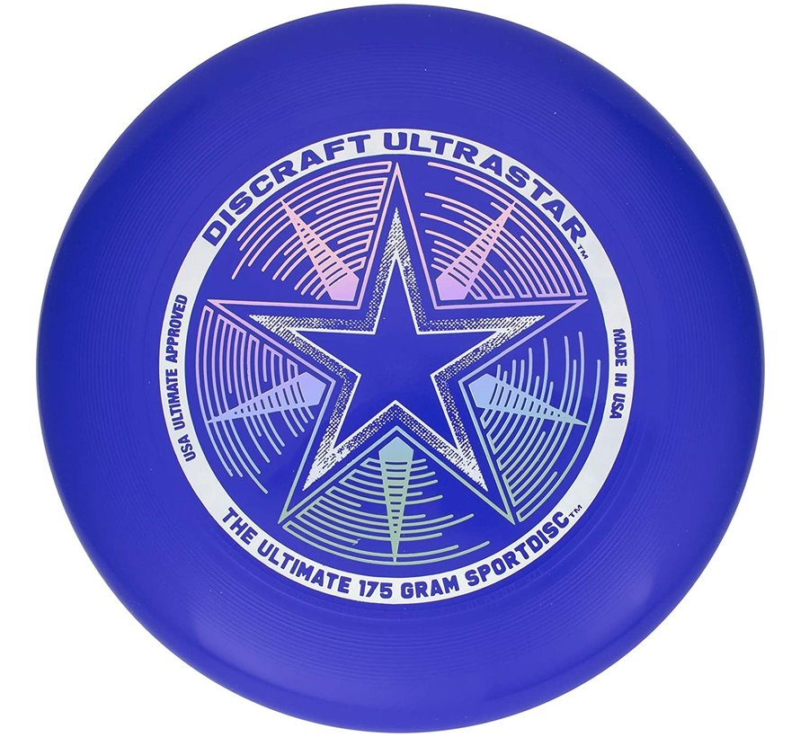 Discraft Frisbee Ultra estrella 175 azul oscuro