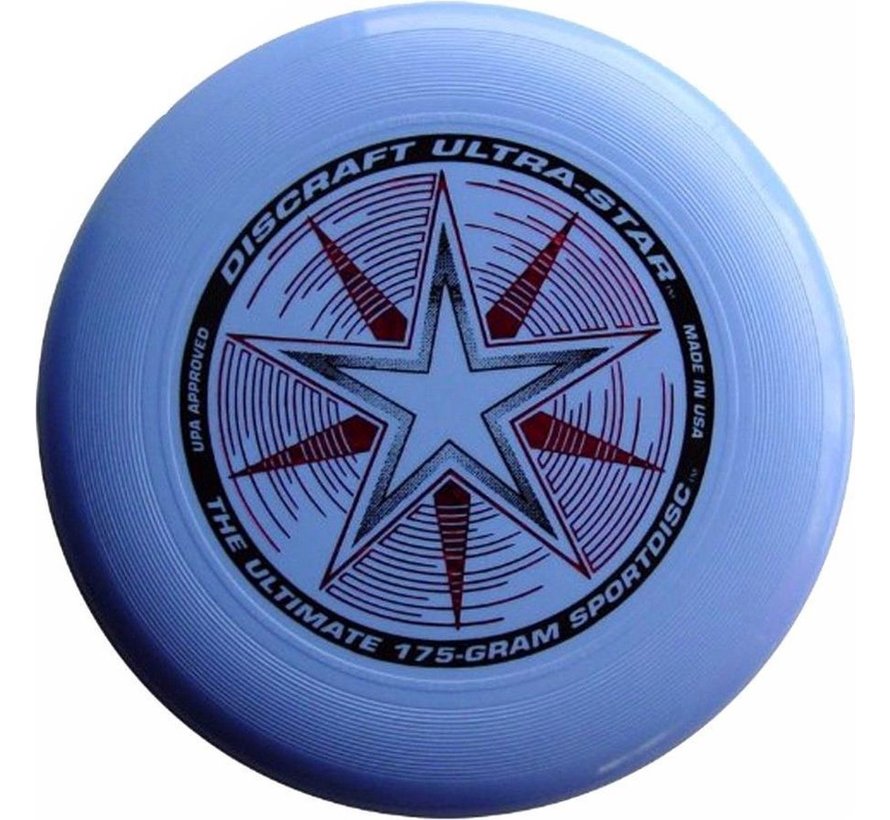 Discraft Frisbee Ultra étoile 175 bleu clair