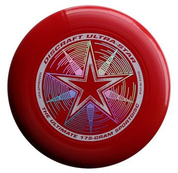 Discraft Discraft Frisbee Ultra Star 175 w kolorze czerwonym