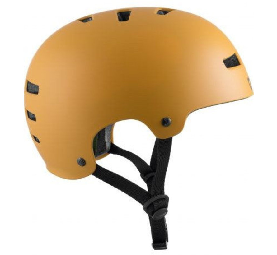 Casque TSG Evolution Jaune Satin Ocre