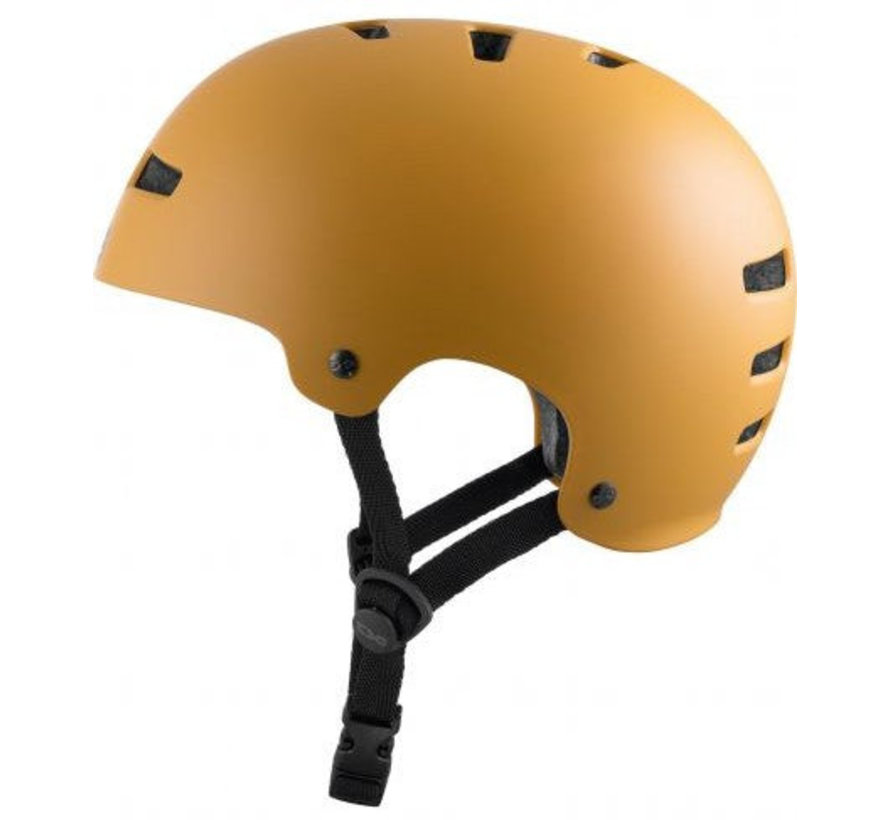 Casque TSG Evolution Jaune Satin Ocre