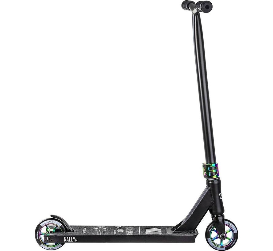 NKD Rally V4 stuntstep  Black-Rainbow 83cm