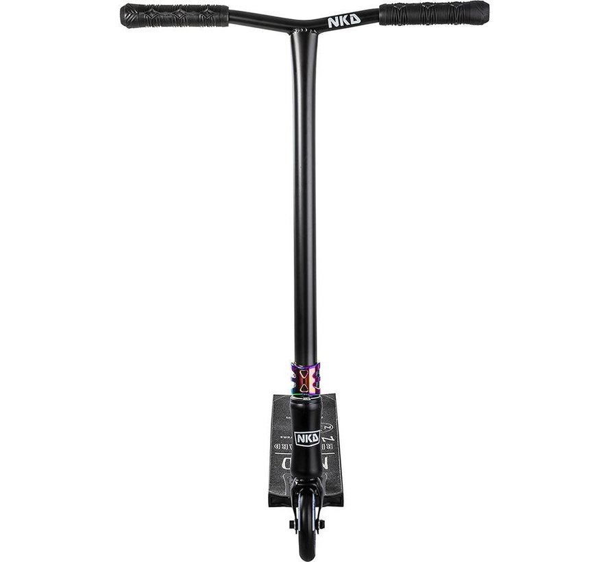 NKD Rally V4 stuntstep  Black-Rainbow 83cm