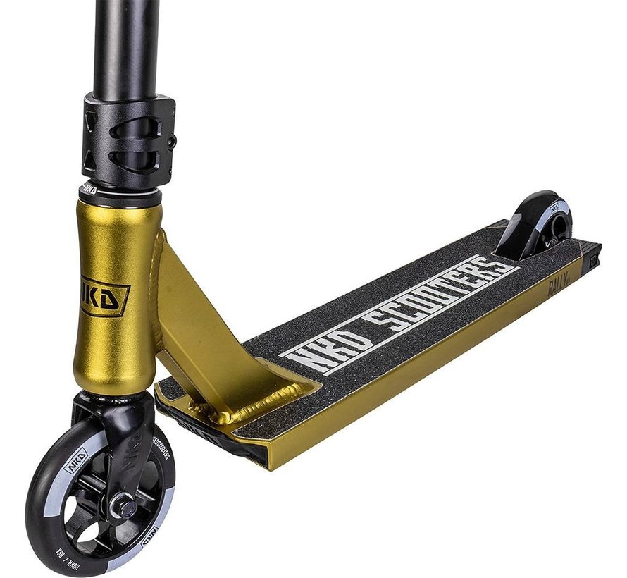 Monopattino stunt NKD Rally V4 Oro-Nero-Triplo