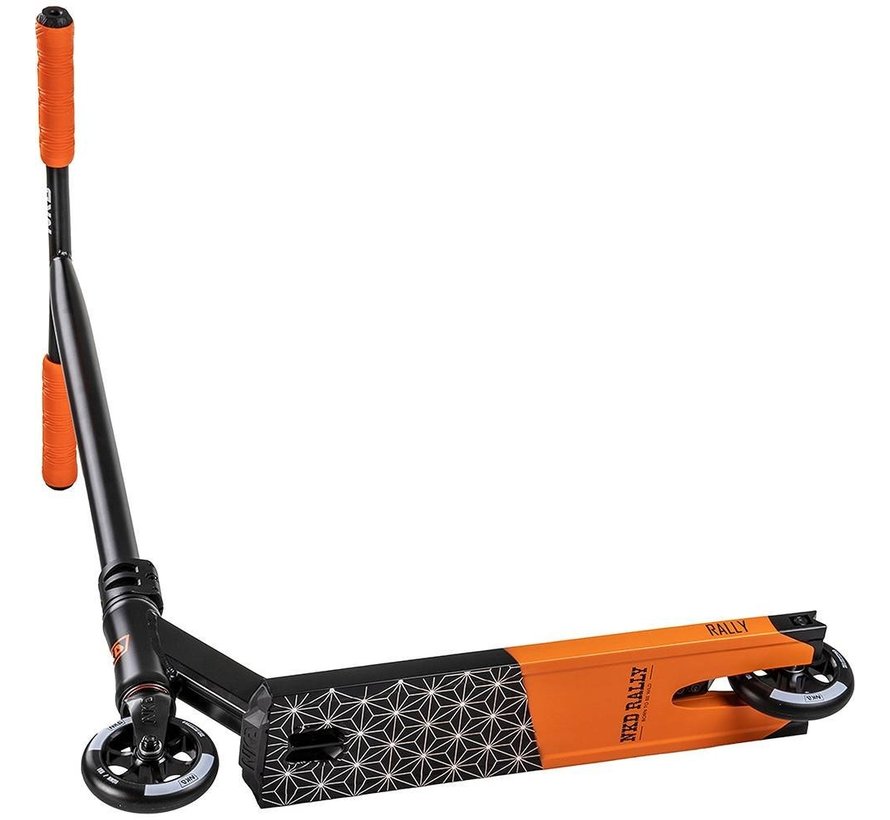 NKD Rally V4 stunt scooter Black-Orange-Mix