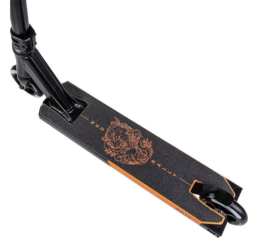 NKD Rally V4 stunt scooter Black-Orange-Mix