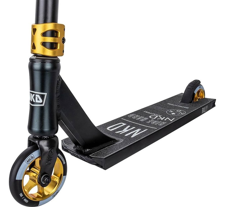 NKD Rally V4 stunt scooter Black - Gold