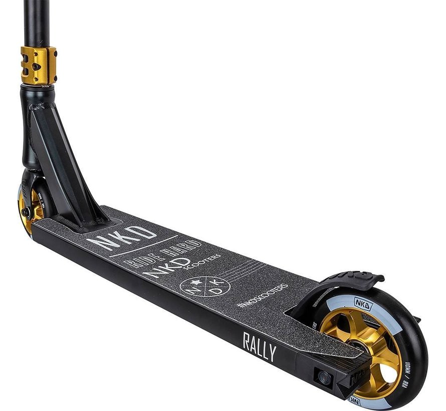 NKD Rally V4 stunt scooter Black - Gold