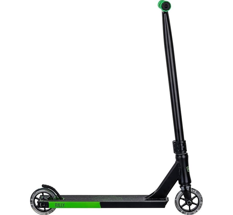 Trottinette freestyle NKD Rally V4 Noir-Lime-Vert