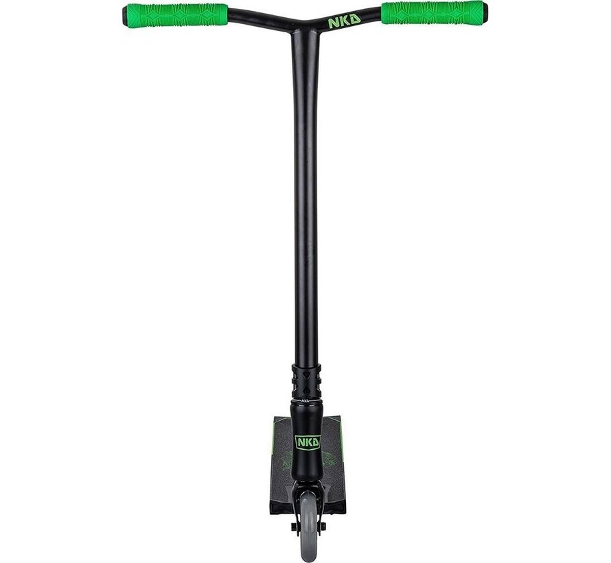 Patinete acrobático NKD Rally V4 Negro-Lima-Verde