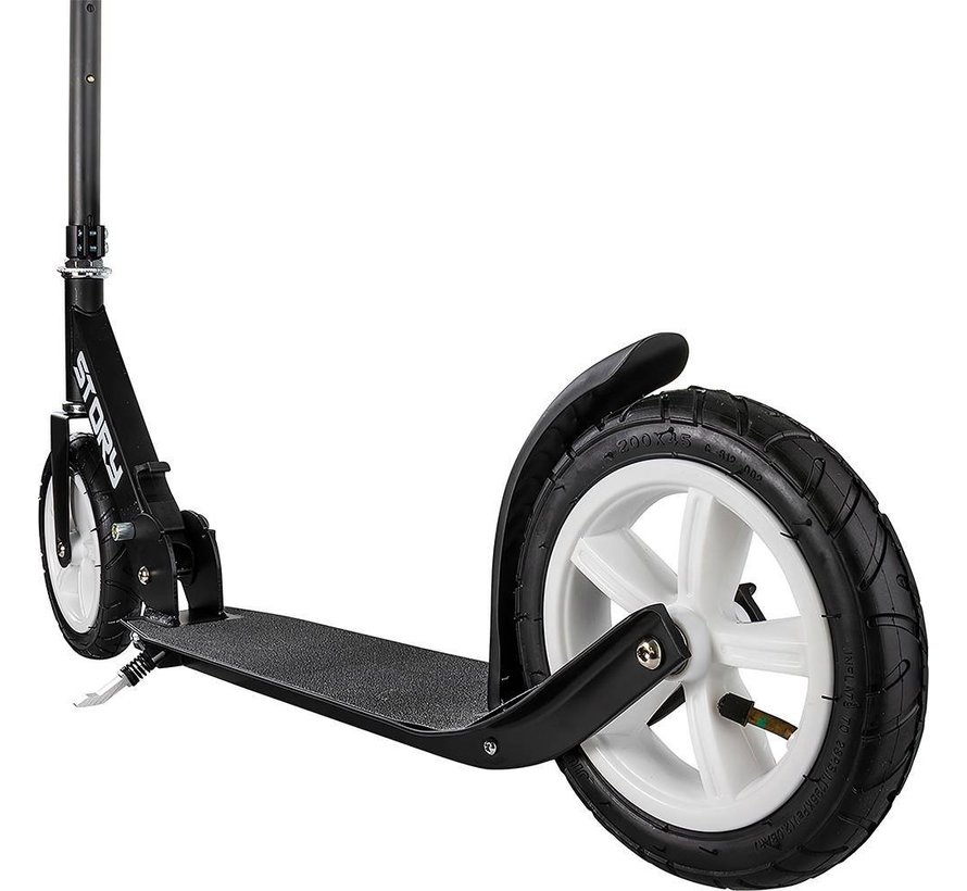 Story Civic Comfort scooter black with pneumatic tires