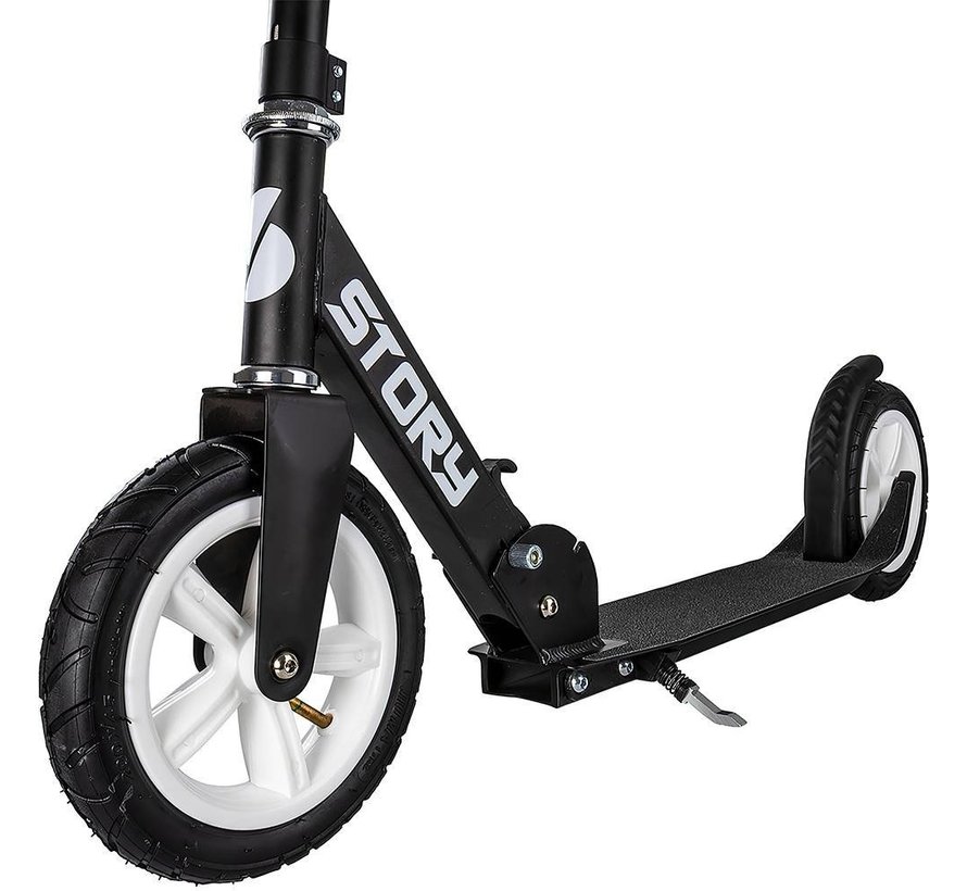 Story Civic Comfort scooter black with pneumatic tires