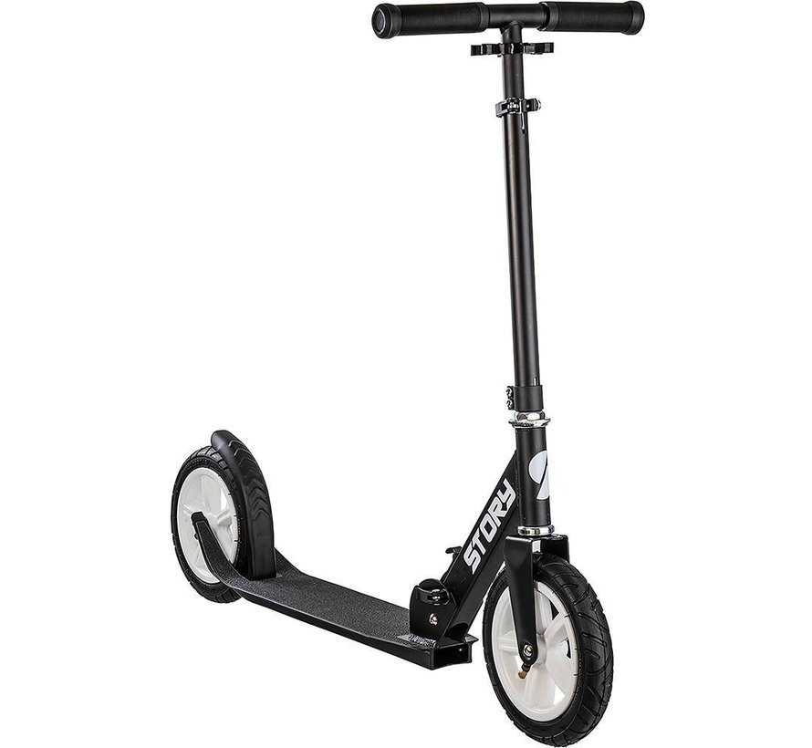 Story Civic Comfort scooter black with pneumatic tires