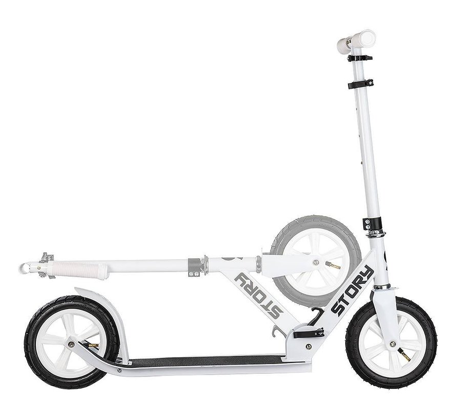 Scooter Civic Comfort Story blanc avec pneumatiques