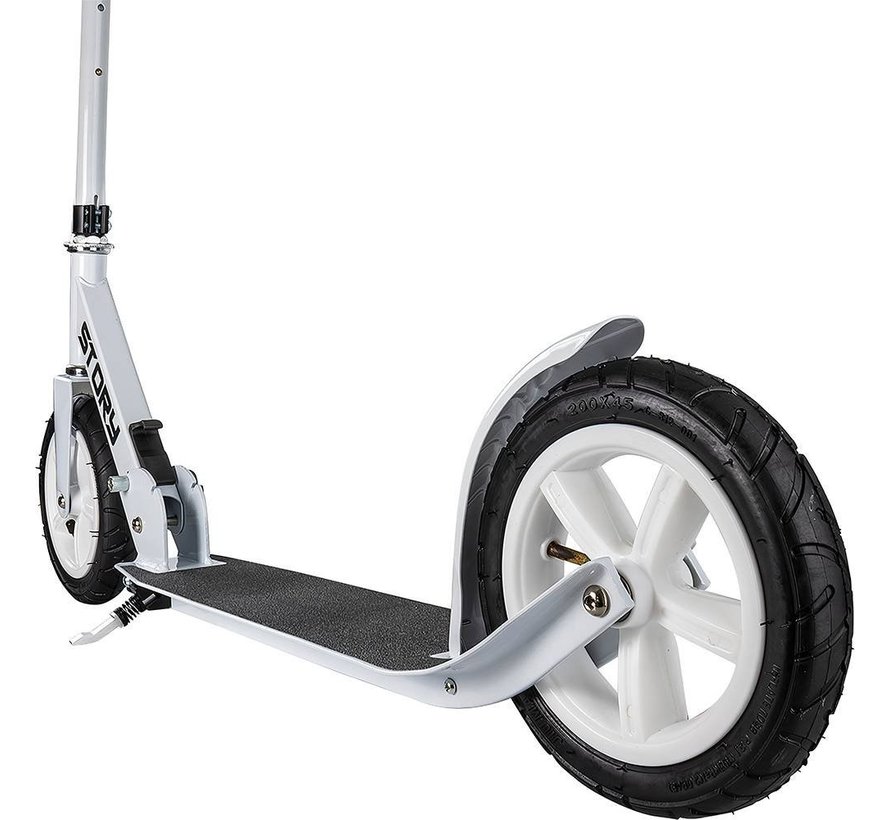 Story Civic Comfort scooter white with pneumatic tires