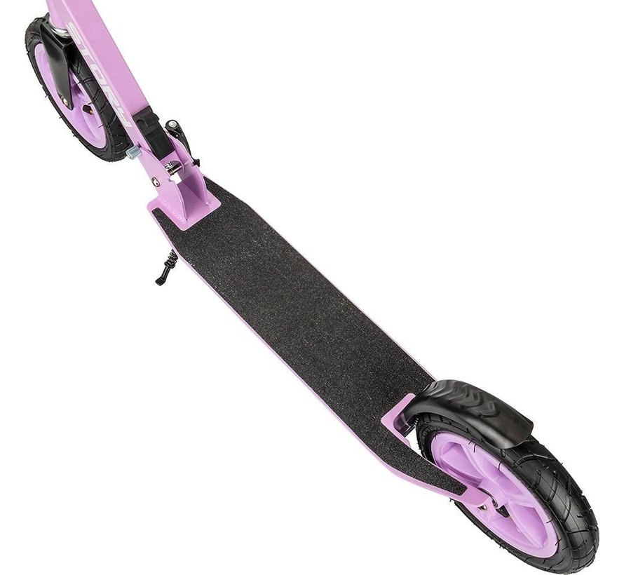 Story Civic Comfort scooter purple with pneumatic tires