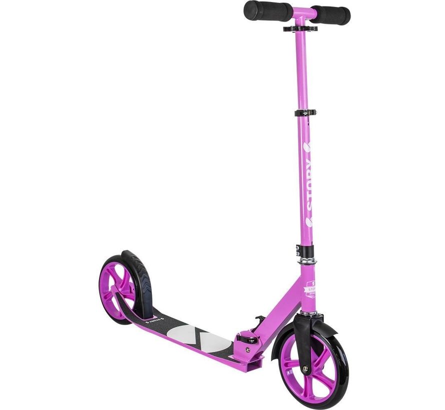 Story Urban Go Step pink, de vouwstep voor kinderen en volwassenen