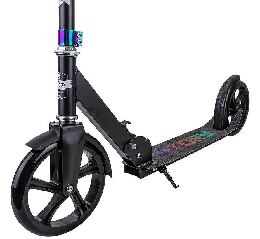 Story Urban Go Scooter Black Neochrome il monopattino pieghevole per bambini e adulti