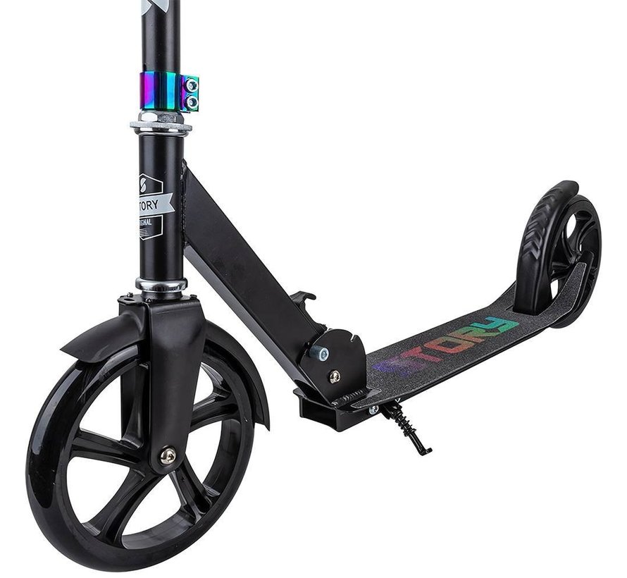 Story Urban Go Scooter Black Neochrome the folding scooter for children and adults