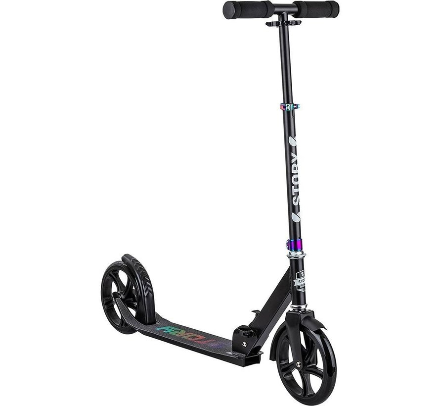 Story Urban Go Scooter Black Neochrome el patinete plegable para niños y adultos