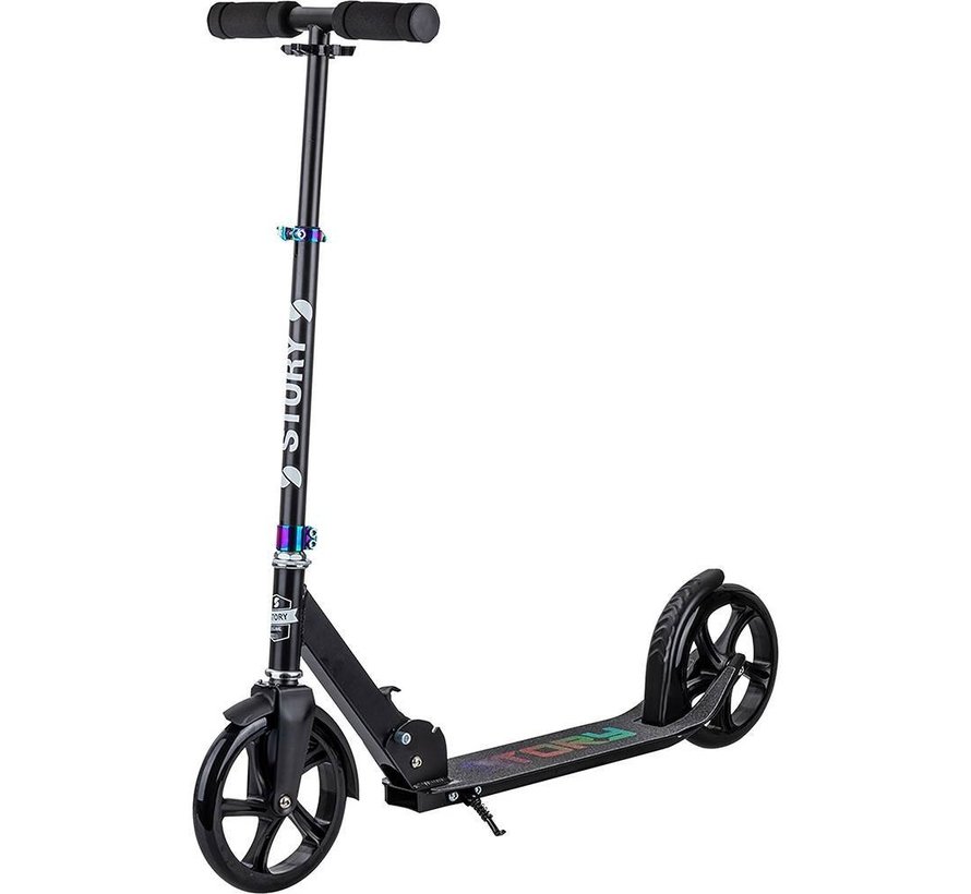 Story Urban Go Scooter Black Neochrome the folding scooter for children and adults