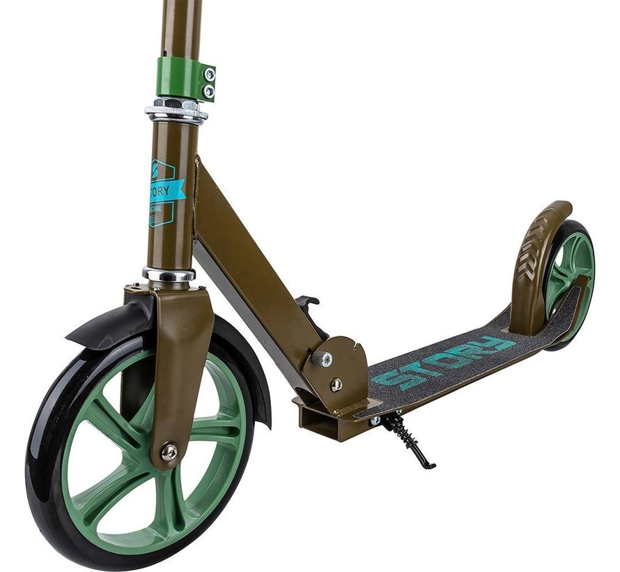 Story Urban Go Scooter Mocca der Klapproller für Kinder und Erwachsene