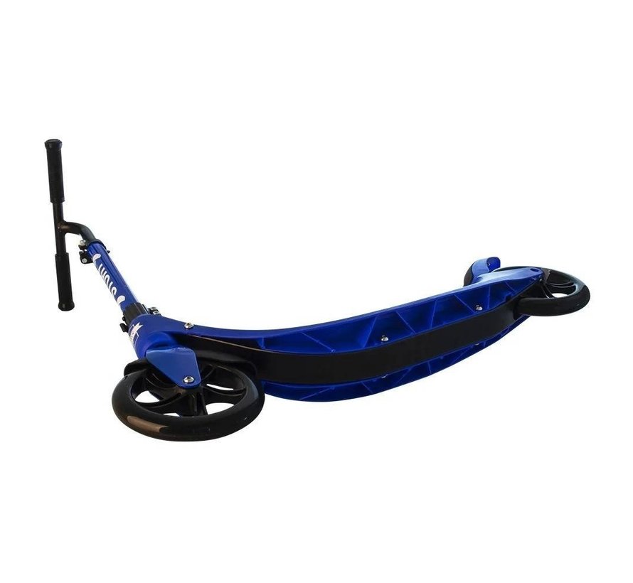 Story City Ride Step azul, un elegante scooter para transporte en la ciudad