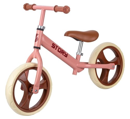 Story Story 70's Baby Racer Peach, mooie stijlvolle loopfiets