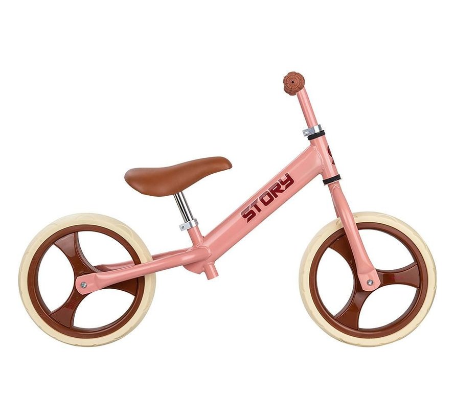 Story 70's Baby Racer Peach, hermosa y elegante bicicleta sin pedales