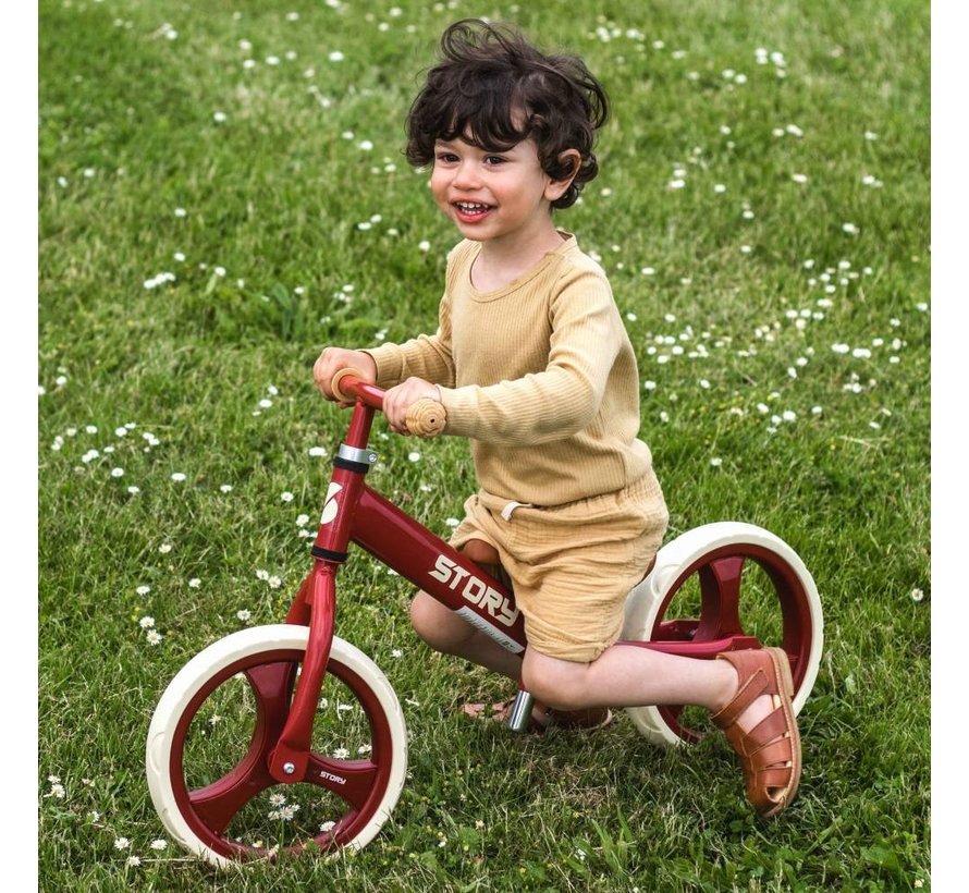 Story 70's Baby Racer Red, piękny stylowy rowerek biegowy