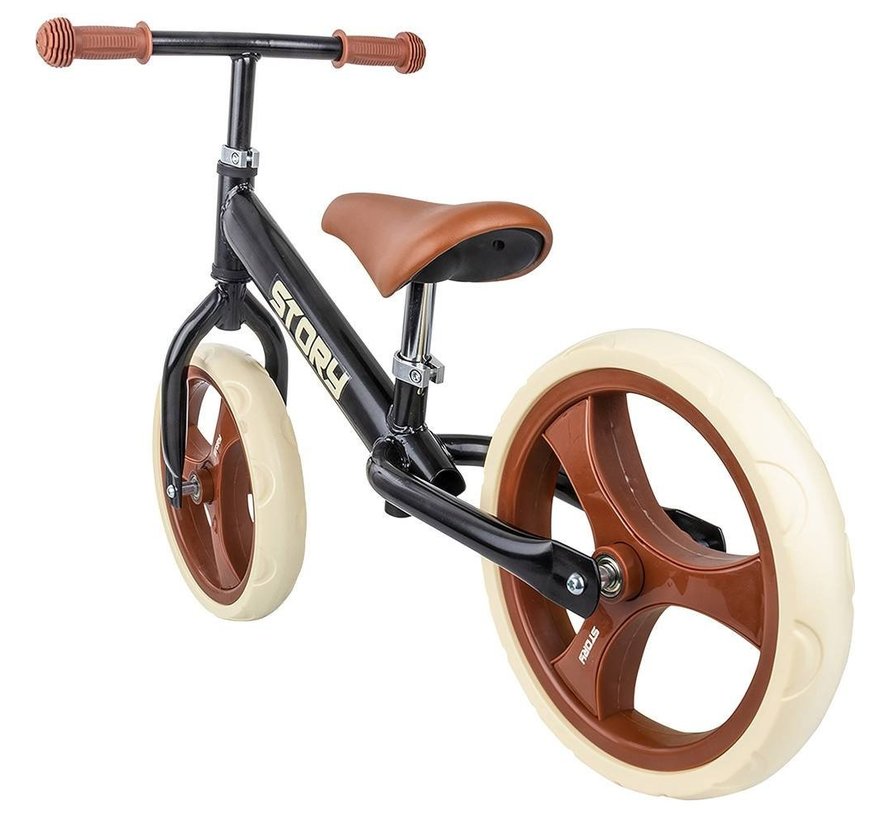 Story 70's Baby Racer Zwart, mooie stijlvolle loopfiets