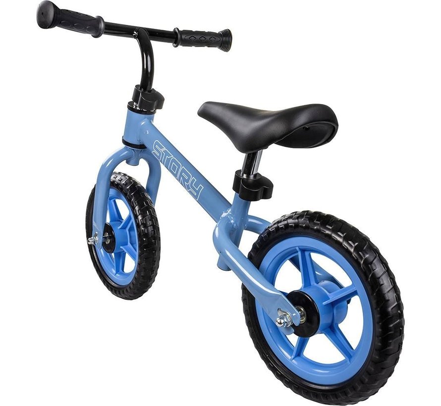 Story Run Racer height-adjustable balance bike Blue