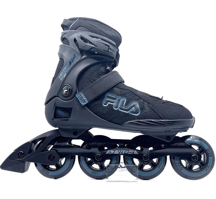 Fila Crossfit 84  skates zwart met soft boots en 84 mm wielen