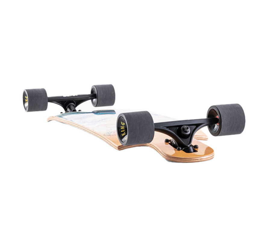 LANDYACHTZ DROP CAT 38" DROP THROUGH LONGBOARD COMPLET Vibes