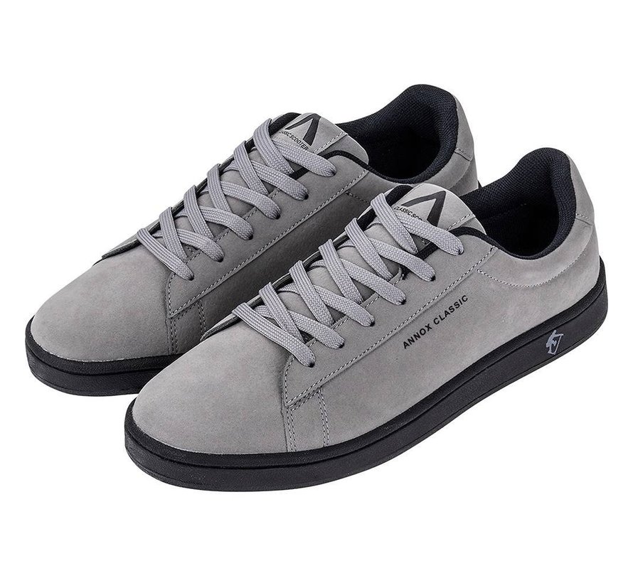Annox zapatos de skate clásicos gris