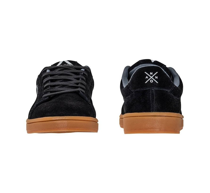 Annox Classic Skate Shoes Noir avec semelle en caoutchouc
