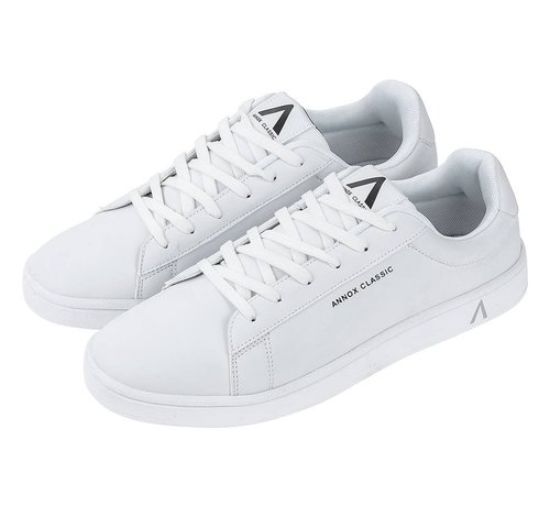 Annox Annox Classic Skate Shoes Blanc avec semelle en caoutchouc