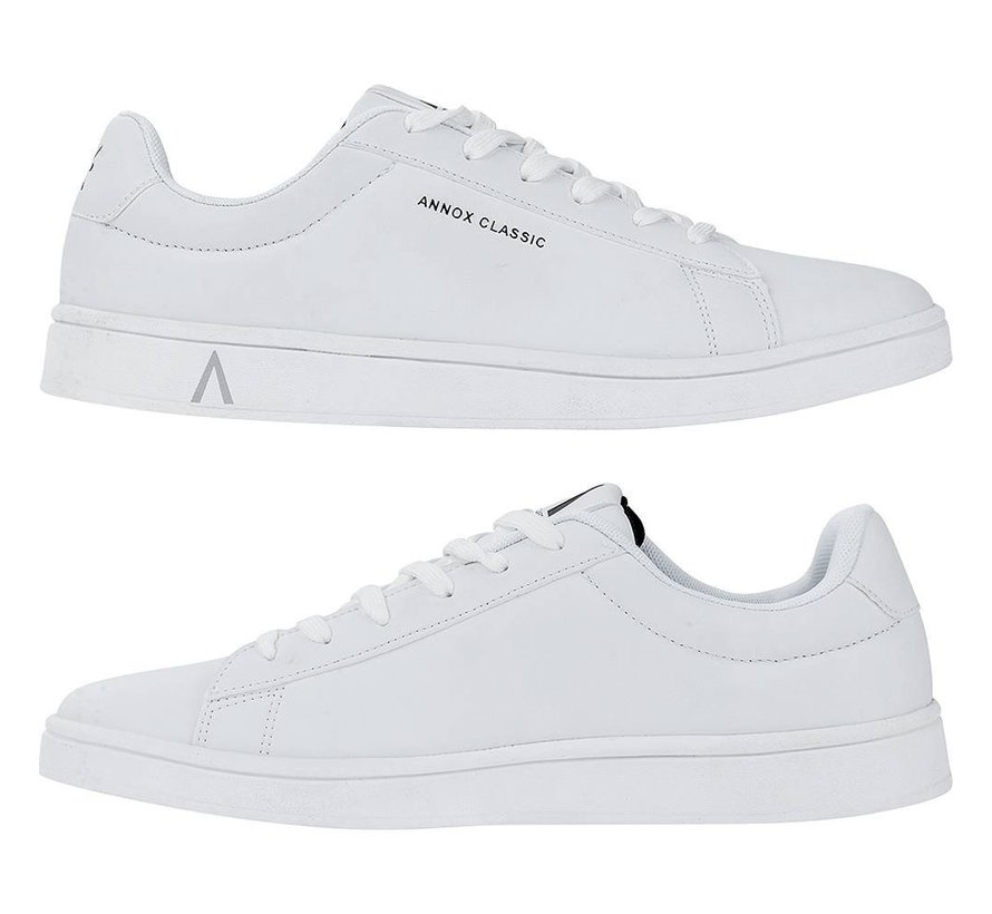 Annox Classic Skate Shoes White with rubber sole