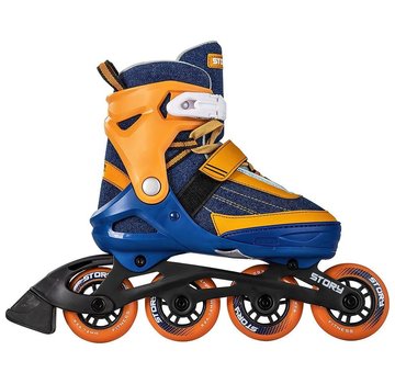 Story Pattini in linea regolabili Story Thunder blu arancione