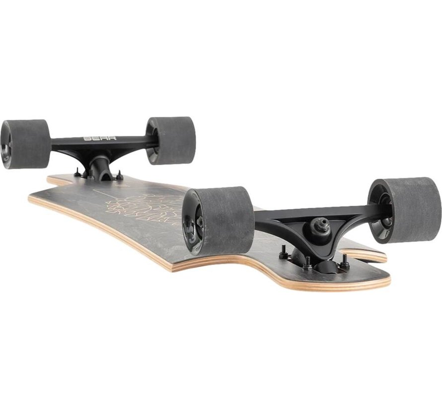 Landyachtz Drop Through Hammer Longboard 37 Pincone with Bear trucks