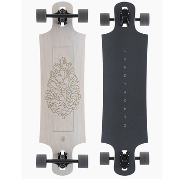 Landyachtz Landyachtz Drop Hammer Longboard 37 Pincone weiß