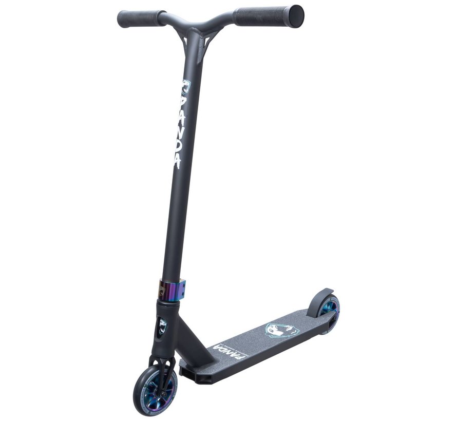 Panda Optimus Trottinette freestyle Noir Arc-en-ciel